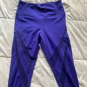 Valens Leggings Mesh detail purple Size S